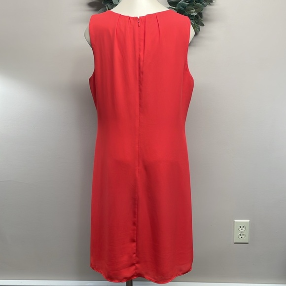 Worthington Red Sleeveless Sheath Dress 14 - Picture 4 of 15